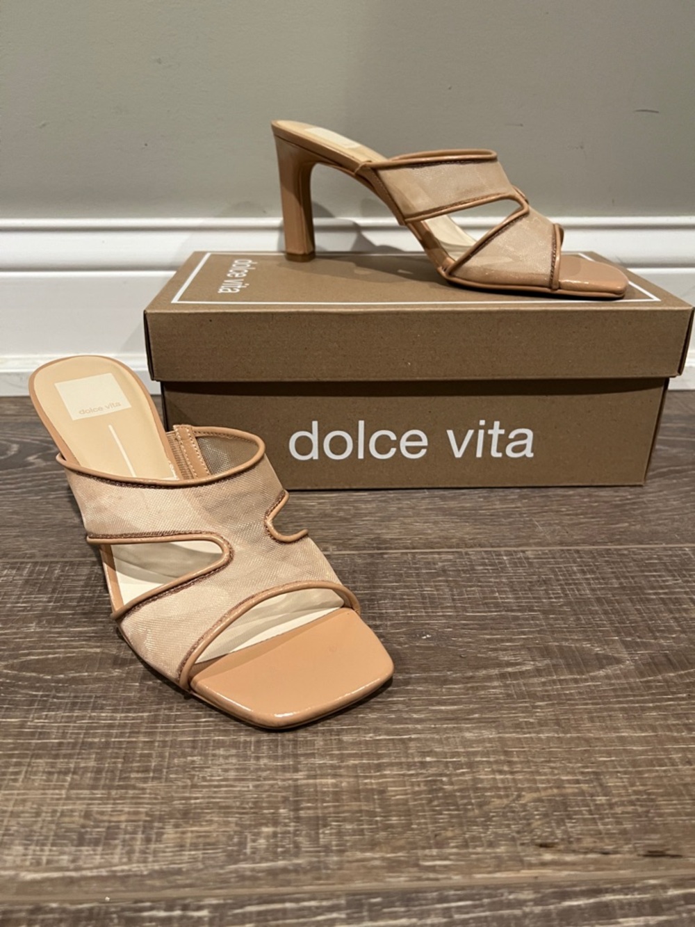 Dolce Vita Gitel Light Tan Mesh Heel